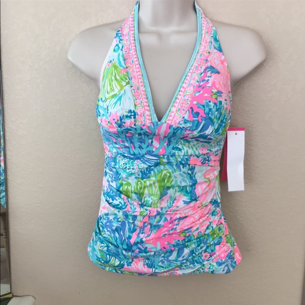 Lilly Pulitzer fished my wish tankini nwt